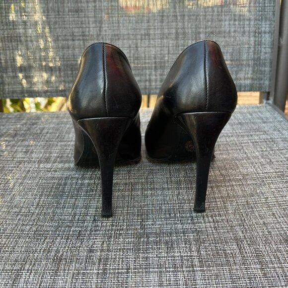 Vintage leather pointed toe heel - Picture 6 of 9